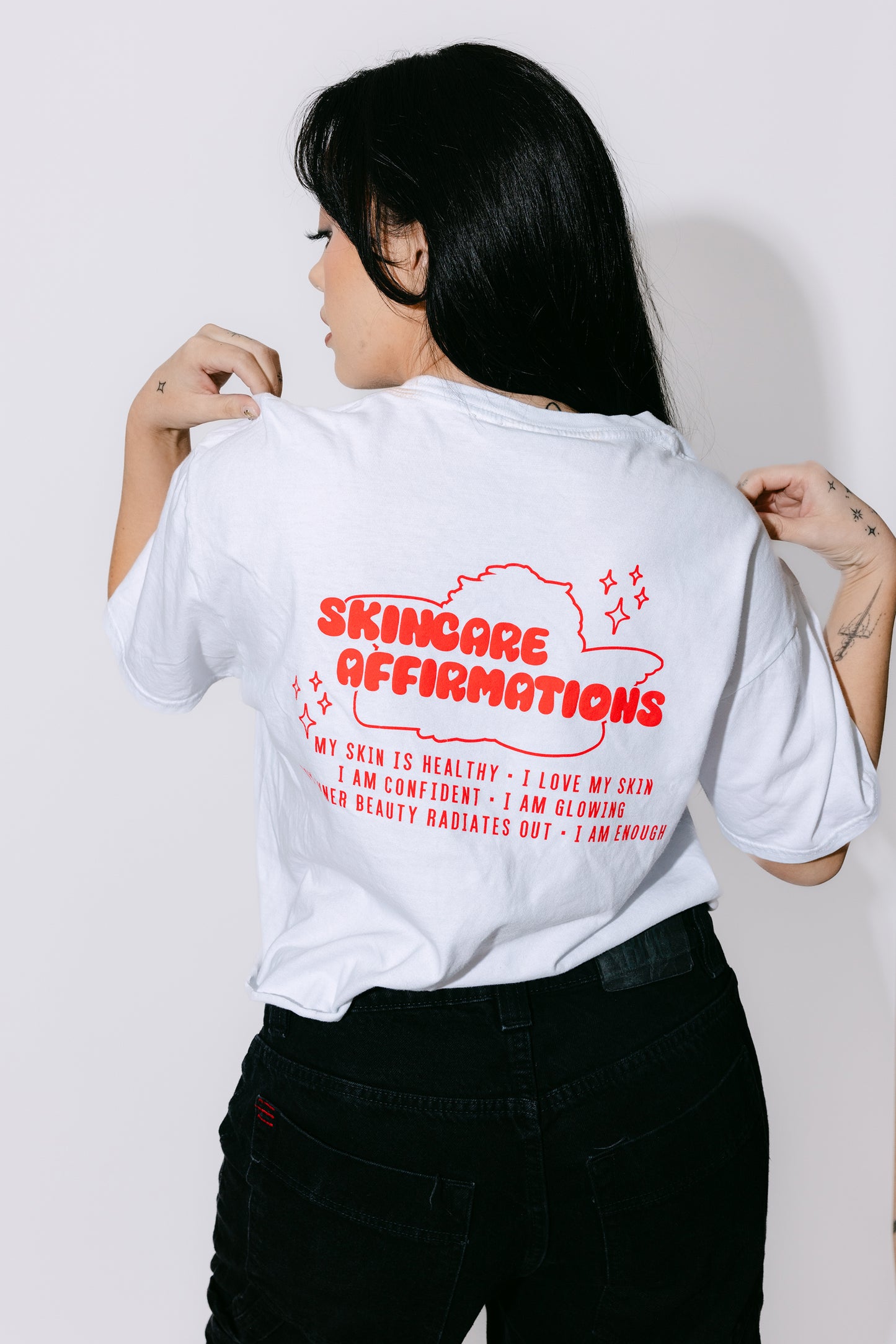 Skincare Is My Love Language Cropped Tee