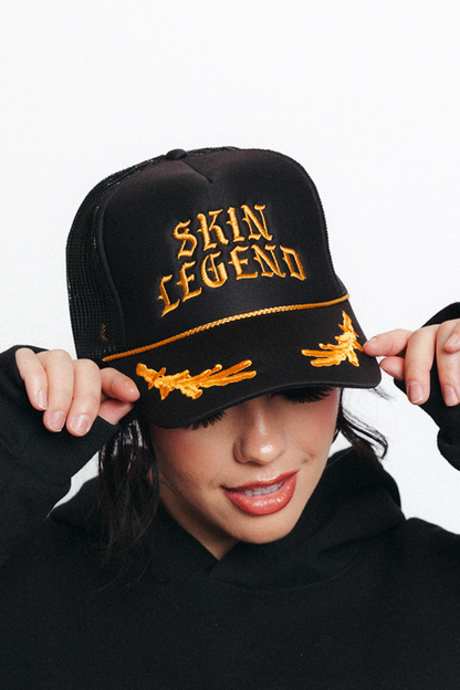 Skin Legend Trucker Hat ( PRE ORDER Estimated Shipping is 2-4 weeks from purchase)