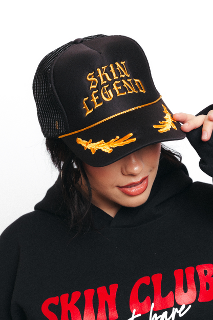 Skin Legend Trucker Hat ( PRE ORDER Estimated Shipping is 2-4 weeks from purchase)