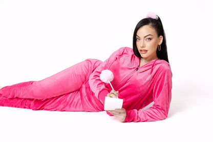 Show Some Skin Juicy Velour Set Top