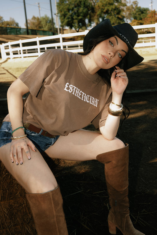 Esthetician Tshirt (Espresso)